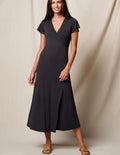 Bamboo Maxi Sleep Dress - Black