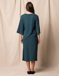 Soft Touch Bamboo Midi Skirt - Deep Sea