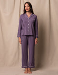 Bamboo Classic Pajama Set - Purple Heather