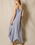 Linen / Bamboo Sundress - Stone Blue