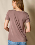 Bamboo Relaxed Tee - Mocha