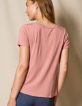 Bamboo Relaxed Tee - Rosewater