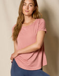 Bamboo Relaxed Tee - Rosewater