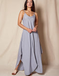 Linen / Bamboo Sundress - Stone Blue