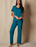 Bamboo Sleep Pants - Deep Jade