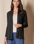 Bamboo 240 Banded Front Jacket - Black