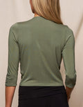 Bamboo Open Front Shrug - Sage