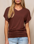 Bamboo Dolman Tunic - Cocoa
