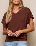 Bamboo Dolman Tunic - Cocoa