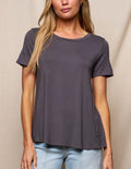 Bamboo Relaxed Tee - Grey