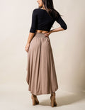 Bamboo Tulip Skirt - Cappuccino