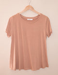 Bamboo Relaxed Tee - Camel