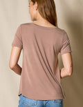 Bamboo Relaxed Tee - Camel