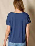 Bamboo Dolman Tee - Navy