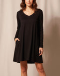 Bamboo V-Neck Tunic Dress
