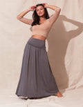 Bamboo Maxi Skirt - Grey
