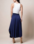 Bamboo Tulip Skirt - Navy
