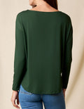 Bamboo Dolman Long Sleeve Tee - Woodland