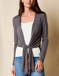 Bamboo Yoga Wrap - Grey- Small Only