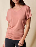 Bamboo Dolman Tunic - Rosewater