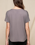 Bamboo Dolman Tee - Grey