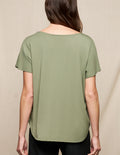Bamboo Dolman Tee - Sage