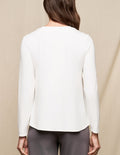 Bamboo 240 Long Sleeve Tee - Soft White