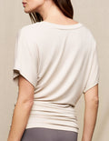 Bamboo Dolman Tunic - Sandshell