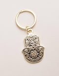 Hamsa Protection Keychain