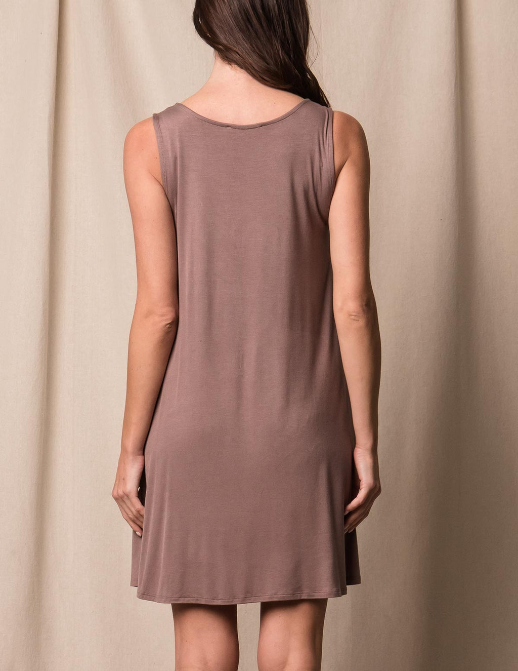 Bamboo Short Sleeve Tunic Dress