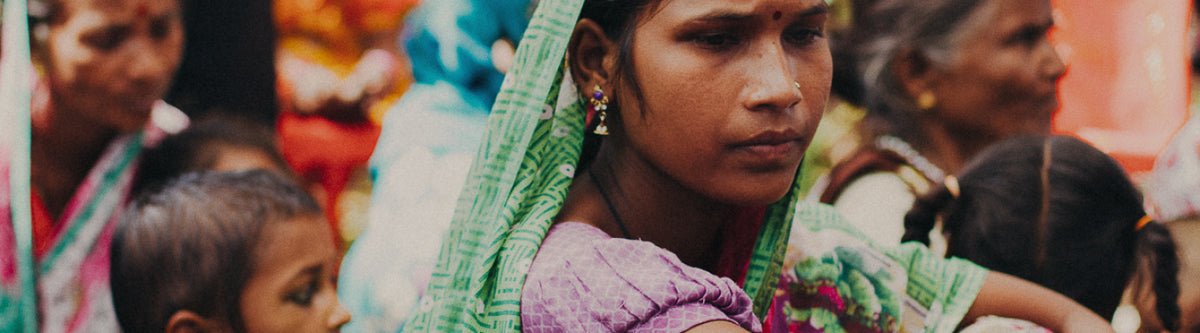 Mothers and children supported by Sivana's give-back program