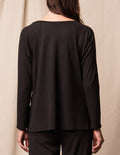 Soft Touch Bamboo A-Line Tunic - Black
