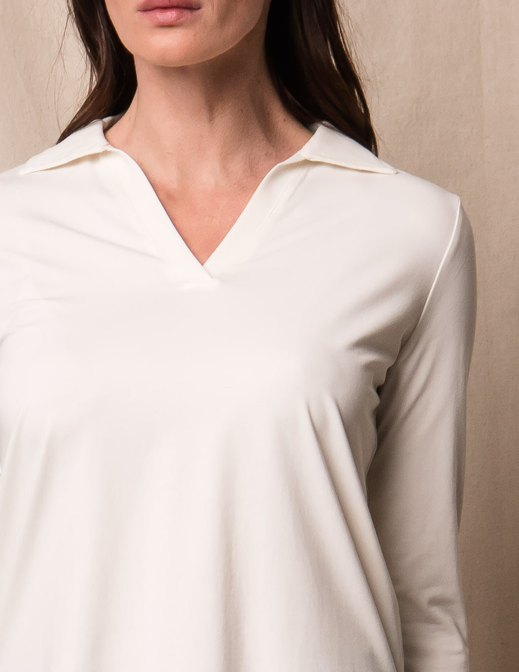 Bamboo / Organic Cotton Polo Tee - Cloud