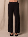 Soft Touch Bamboo Pocket Pants - Black