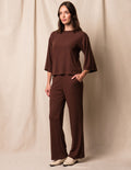 Soft Touch Bamboo Pocket Pants - Espresso