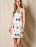 Bamboo Floral Slip Dress - XL Only