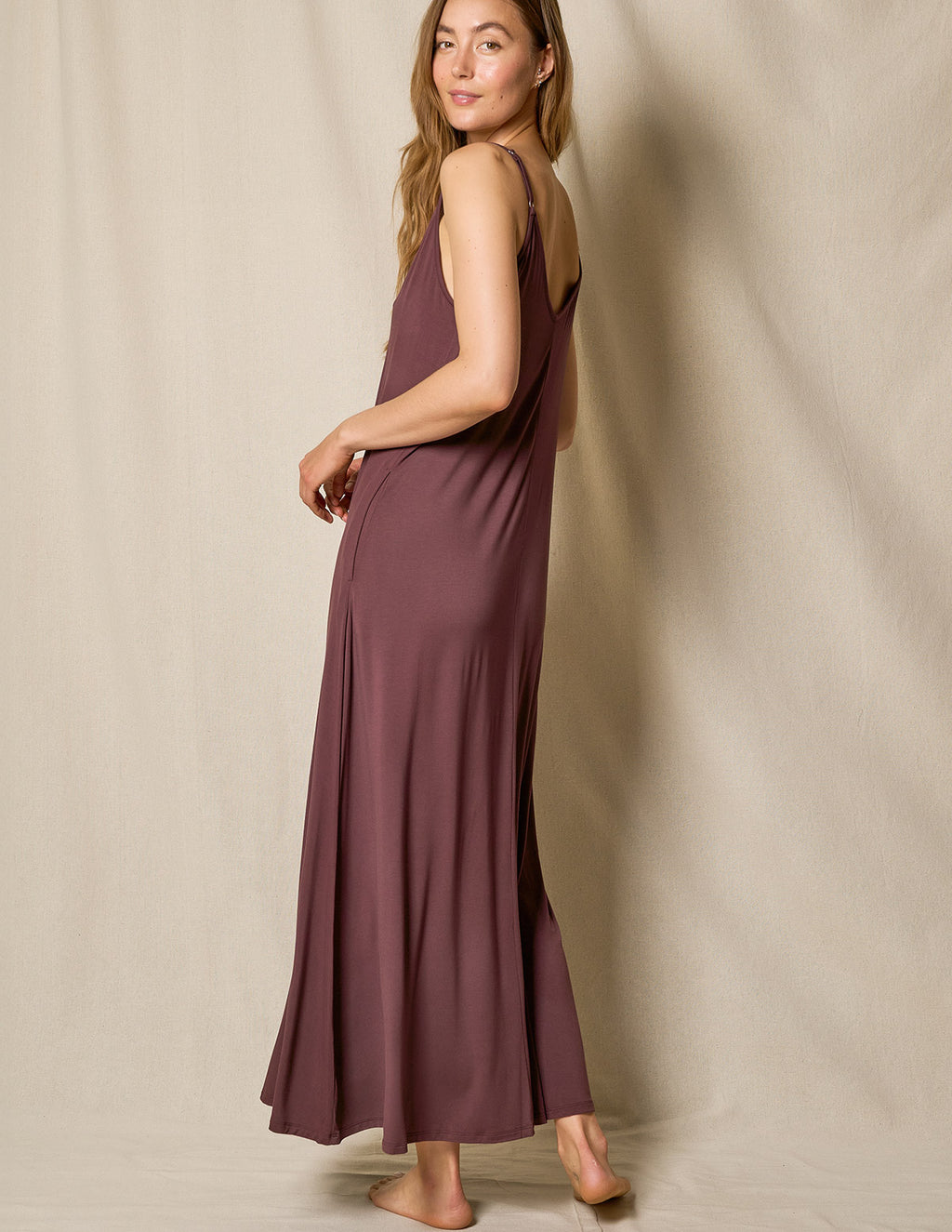 Bamboo Maxi Sleep Dress with Bra