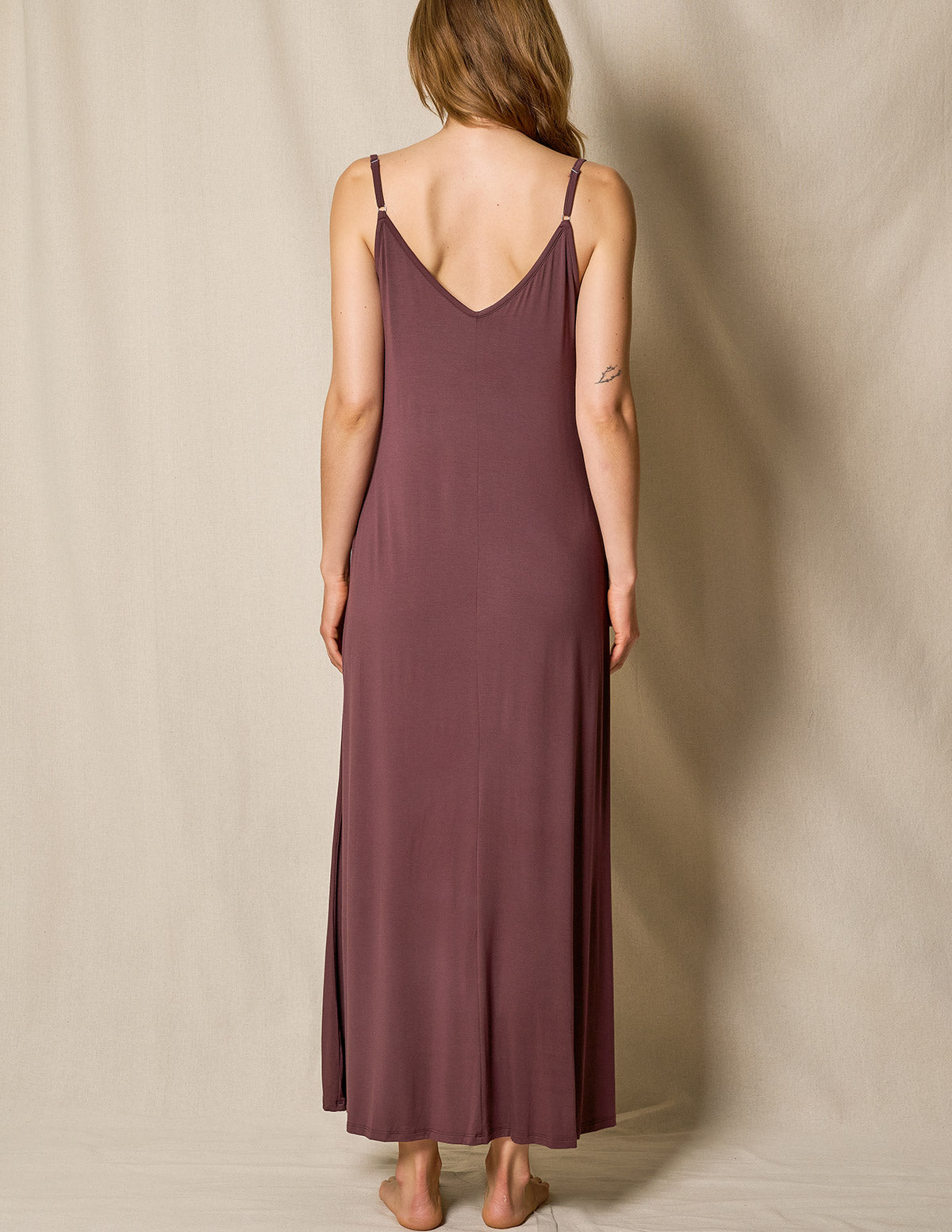 Bamboo Maxi Sleep Dress with Bra