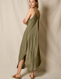 Linen / Bamboo Sundress - Army
