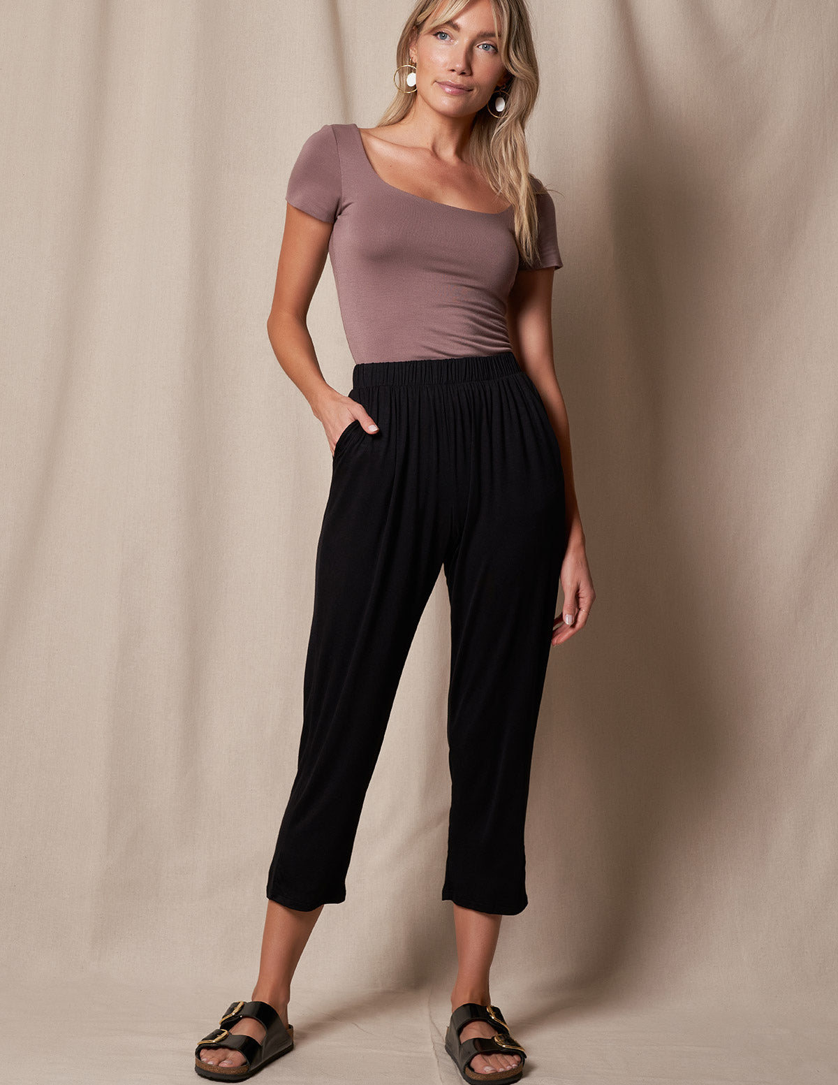 Bamboo Crop Pants — Sivana