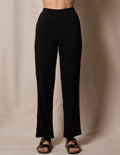 Linen/Bamboo Classic Straight Leg Pant - Small Only