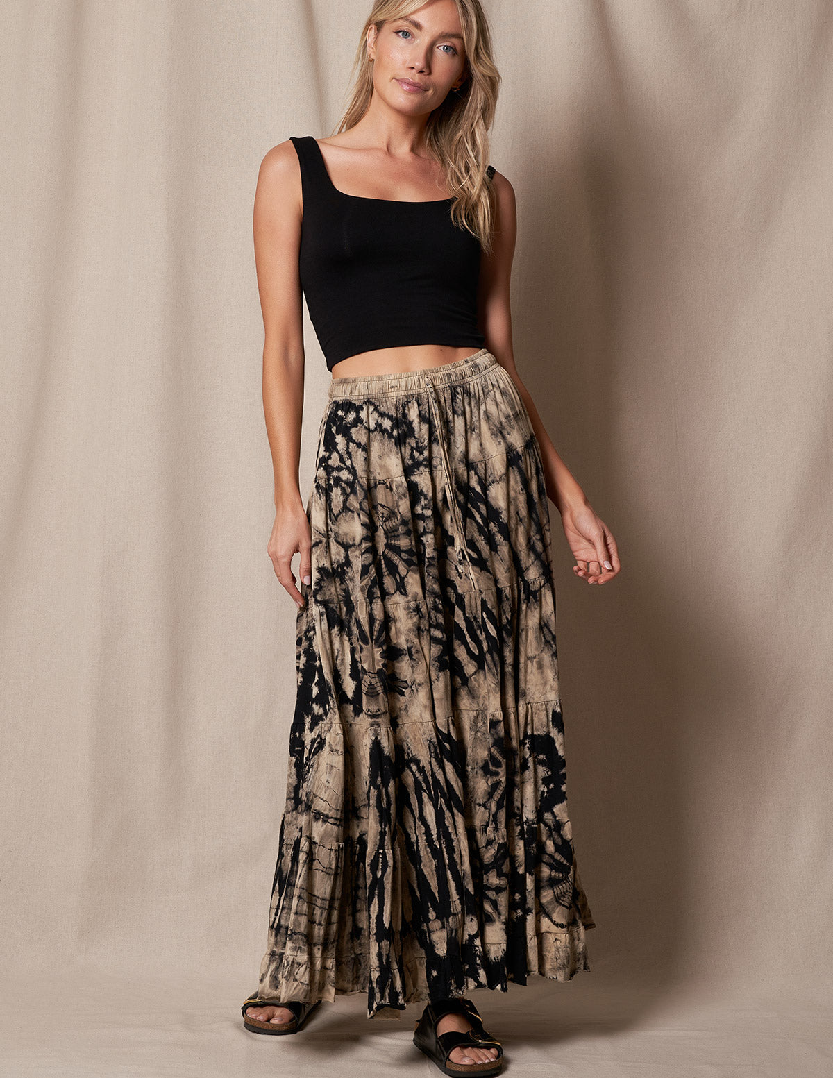Ted Baker London black polyester blend w/ floral print flare skirt size 1 |  eBay