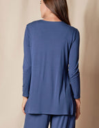 Bamboo Yoga Wrap - Shorter Length - Navy