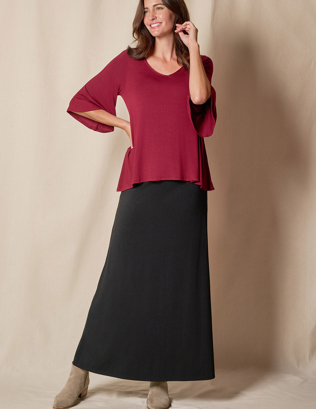 Bamboo / Organic Cotton Travel Skirt