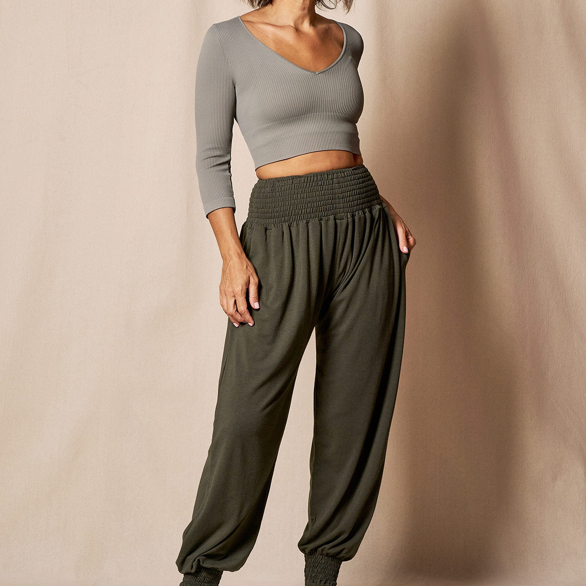 あおばくん着用GB_MOUTH Jade skin pants Bamboo / Organic Cotton Taj Pocket Pants - Juniper- XL Only — Sivana