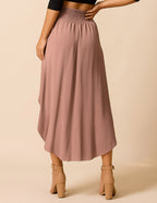 Bamboo Tulip Skirt - Mocha
