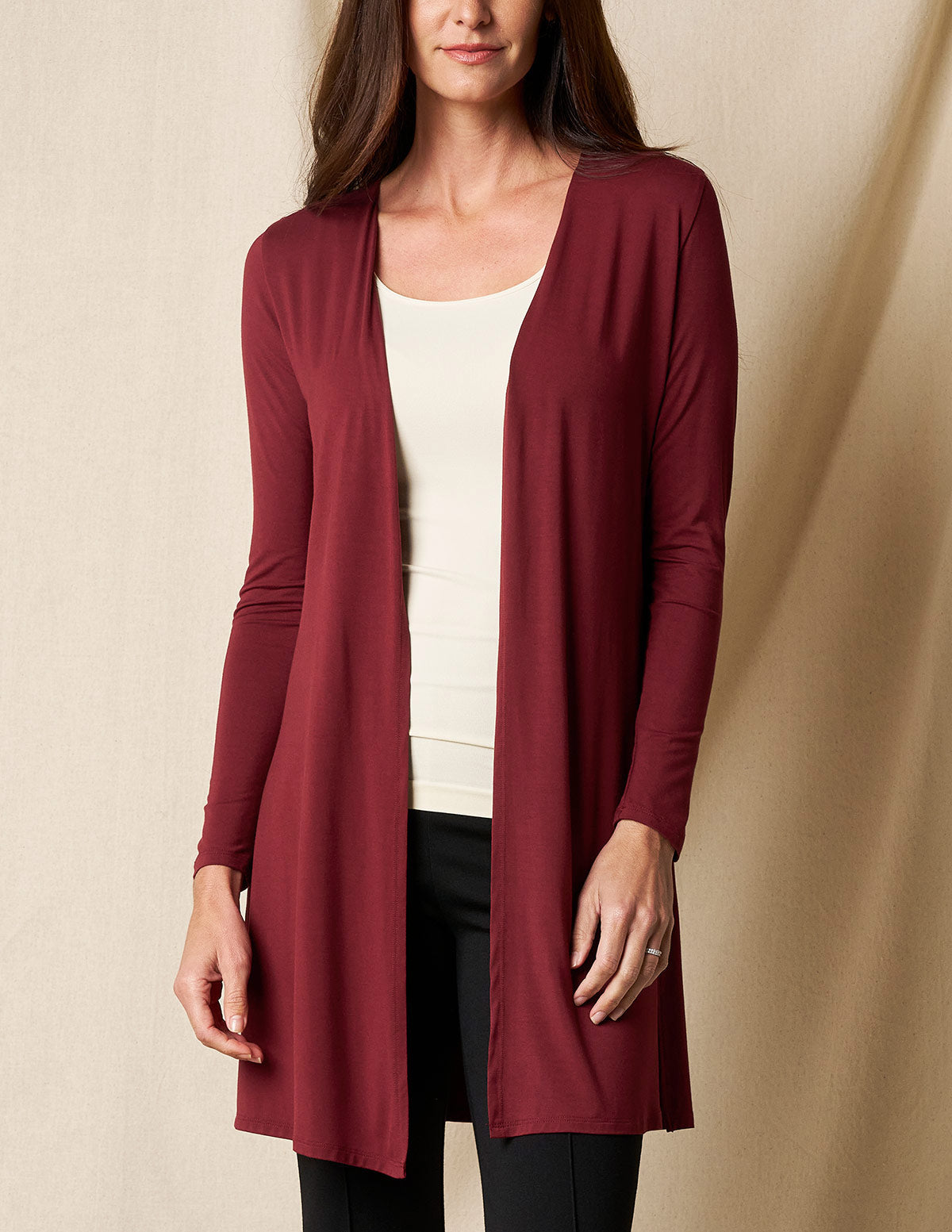 Bamboo Yoga Wrap - Cabernet — Sivana