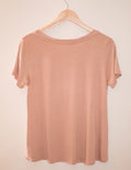 Bamboo Relaxed Tee - Camel