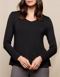 Bamboo 240 Long Sleeve Tee - Black