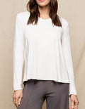 Bamboo 240 Long Sleeve Tee - Soft White